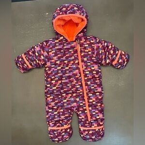 Columbia Infant Purple Multi-Color Bunting Snowsuit